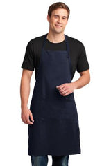 Port Authority® Easy Care Extra Long Bib Apron with Stain Release. A700