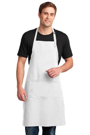 Port Authority® Easy Care Extra Long Bib Apron with Stain Release. A700